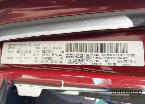 2007 Jeep Wrangler Sahara from USA, damaged, VIN 1J8FA54157L203426